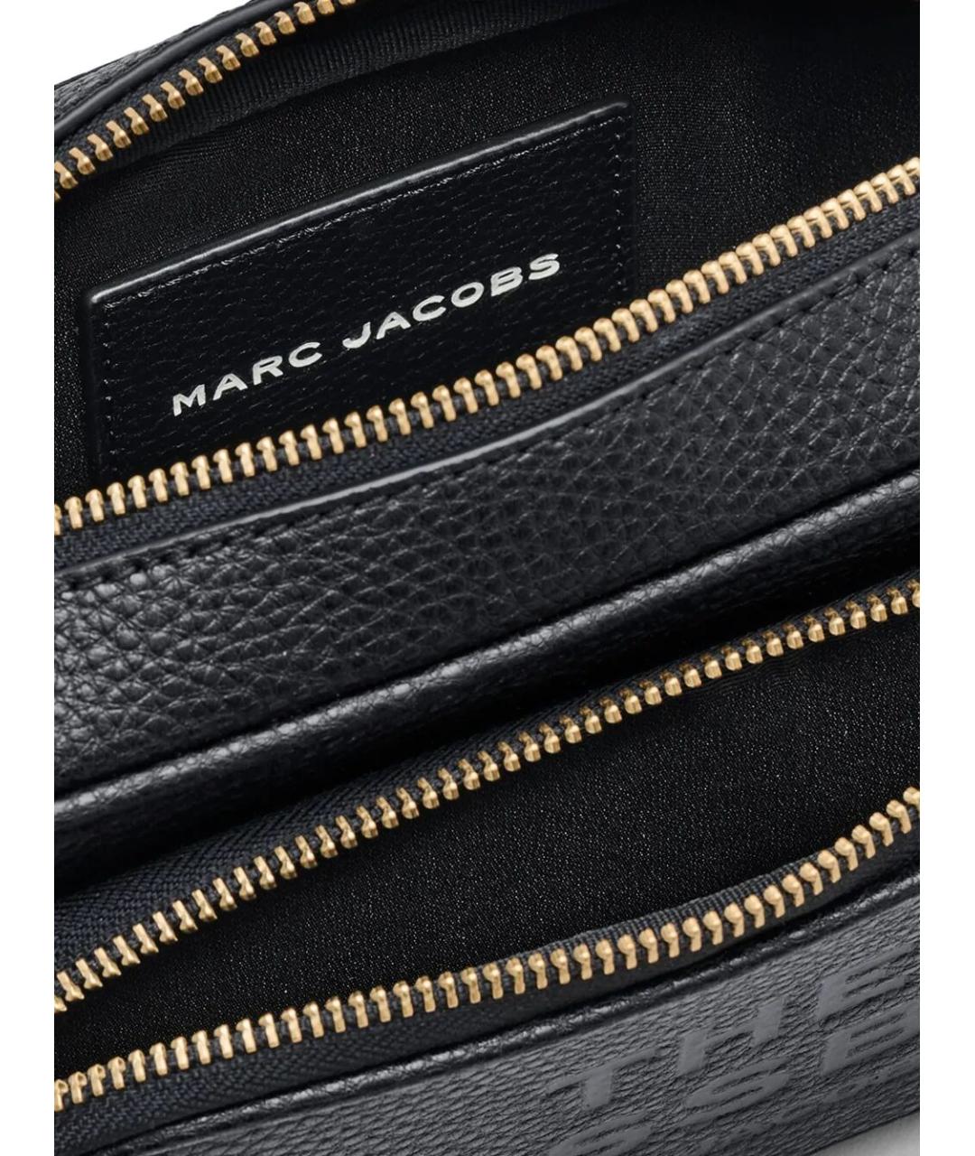 MARC JACOBS Черная кожаная сумка через плечо, фото 4