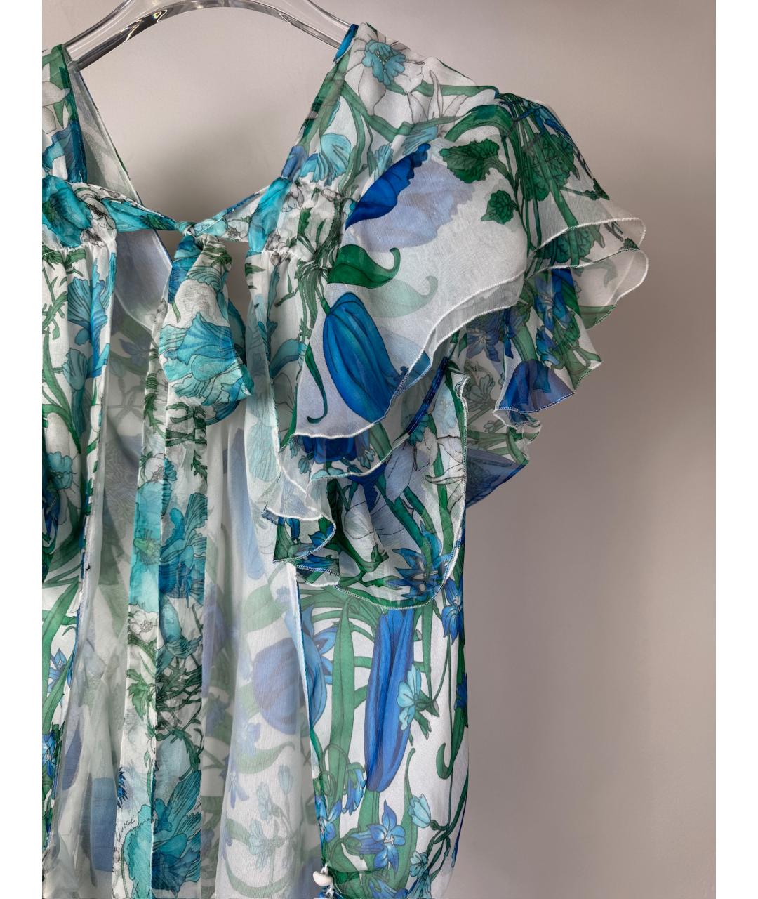 GUCCI Мульти шелковая блузы, фото 6
