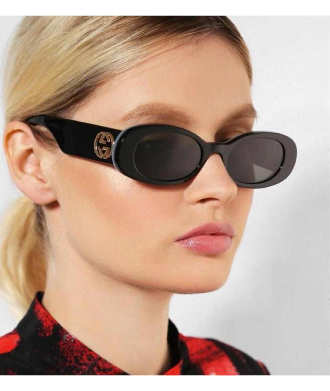 GUCCI Черные солнцезащитные очки, фото 3