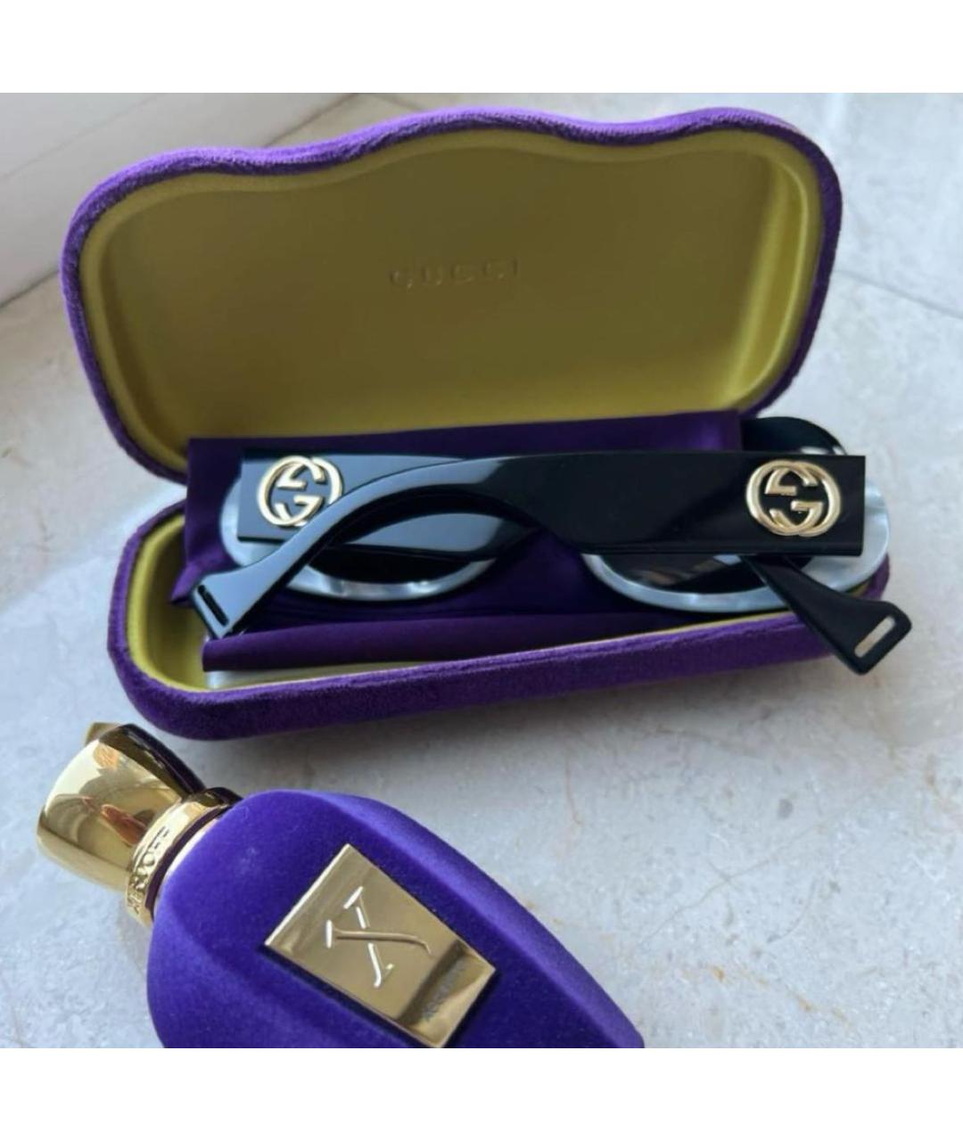 GUCCI Черные солнцезащитные очки, фото 5