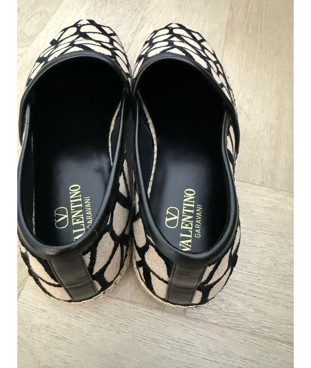 VALENTINO Бежевые текстильные эспадрильи, фото 4
