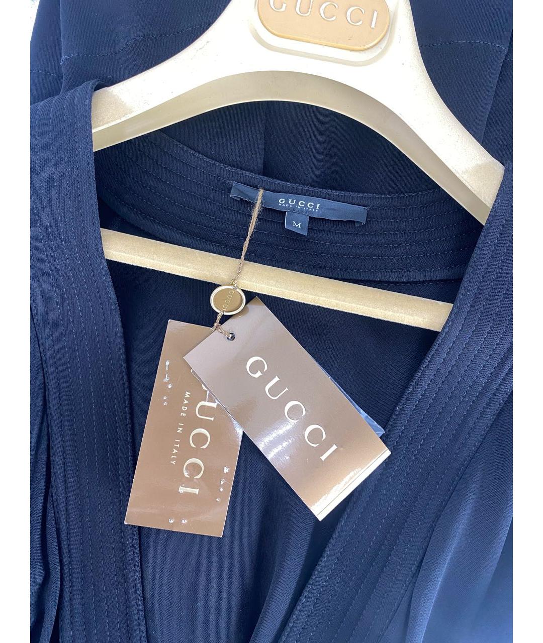 GUCCI Черное вискозное платье, фото 8