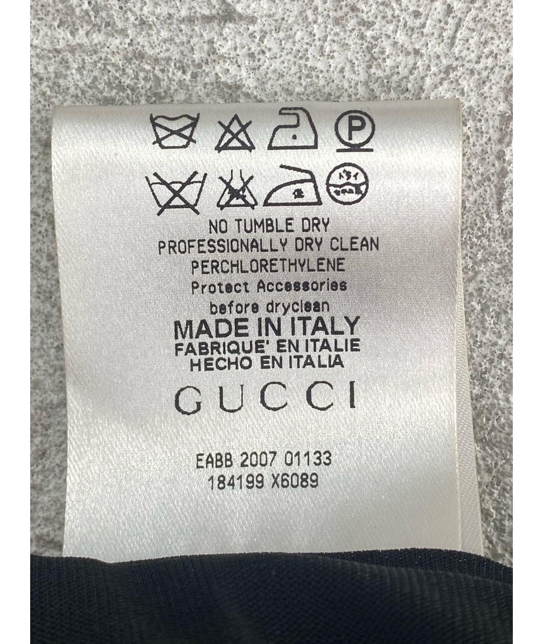 GUCCI Черное вискозное платье, фото 6