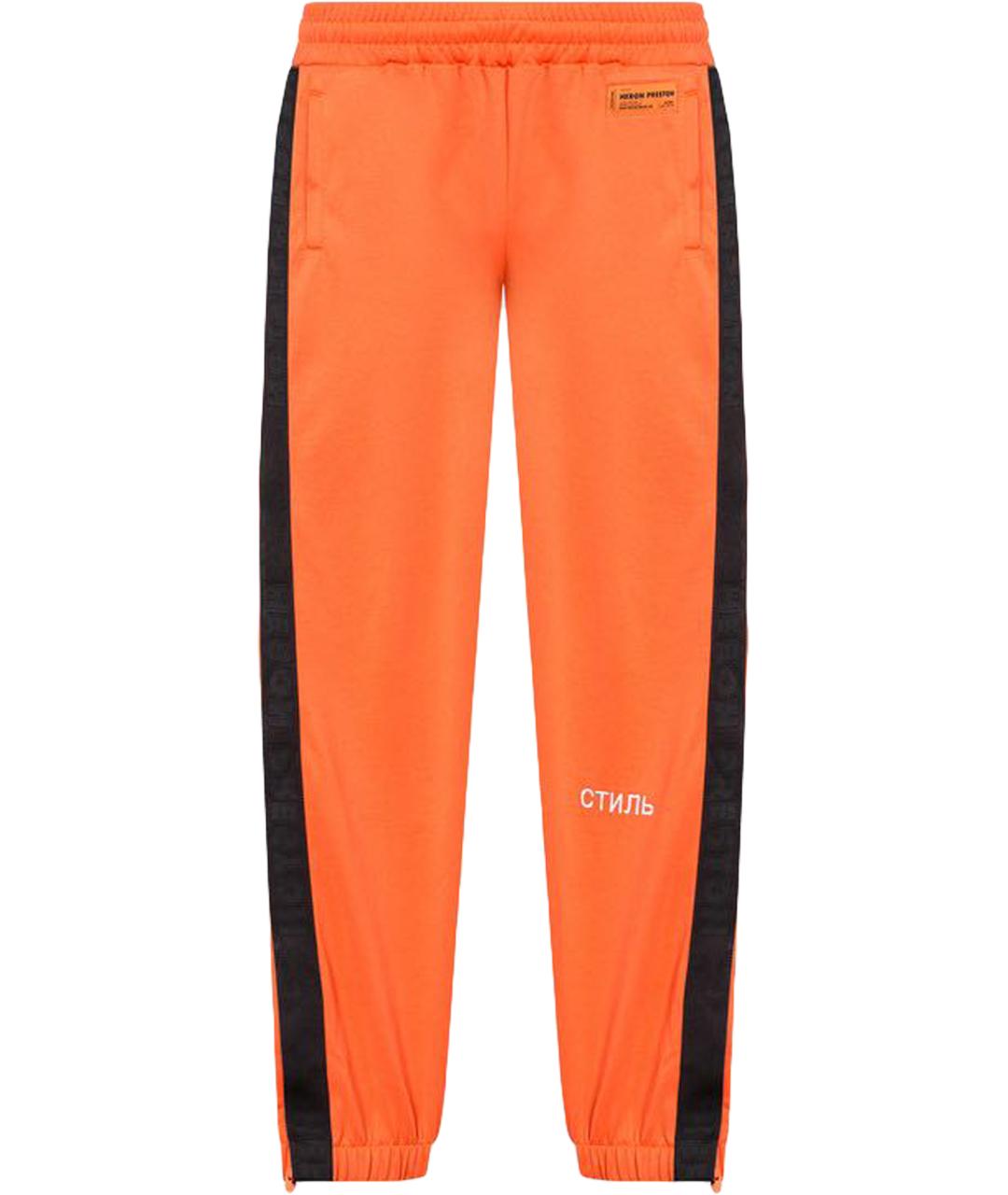 HERON PRESTON Оранжевое полиэстеровые повседневные брюки, фото 1