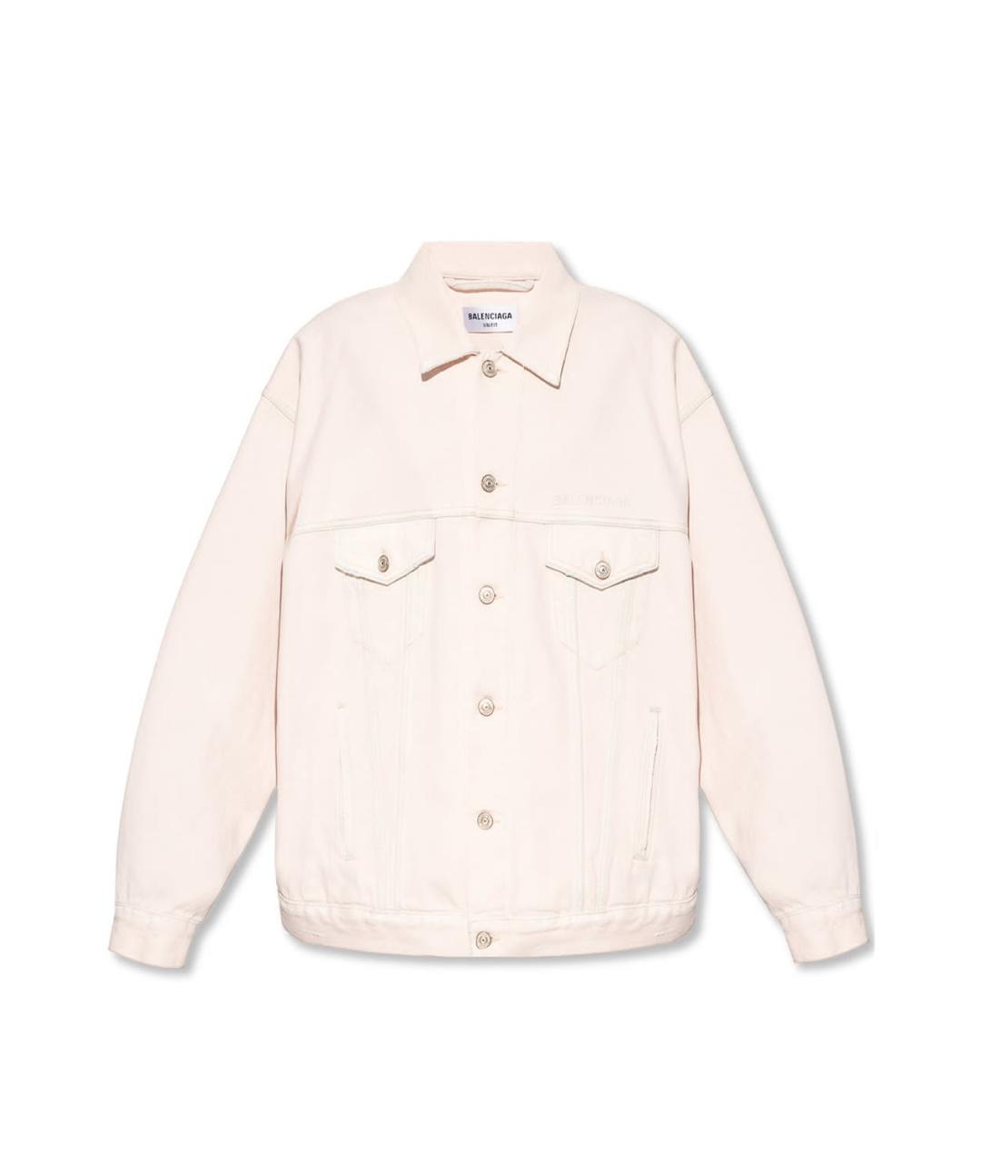 BALENCIAGA Белая куртка, фото 1