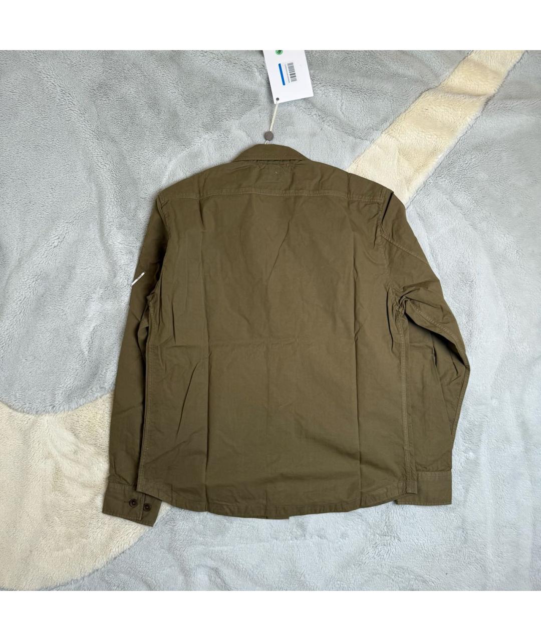 CP COMPANY Коричневая хлопковая куртка, фото 2