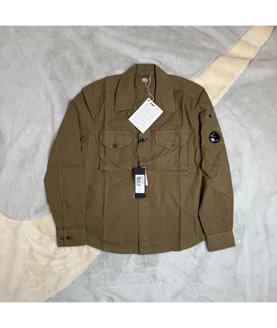 CP COMPANY Коричневая хлопковая куртка, фото 7