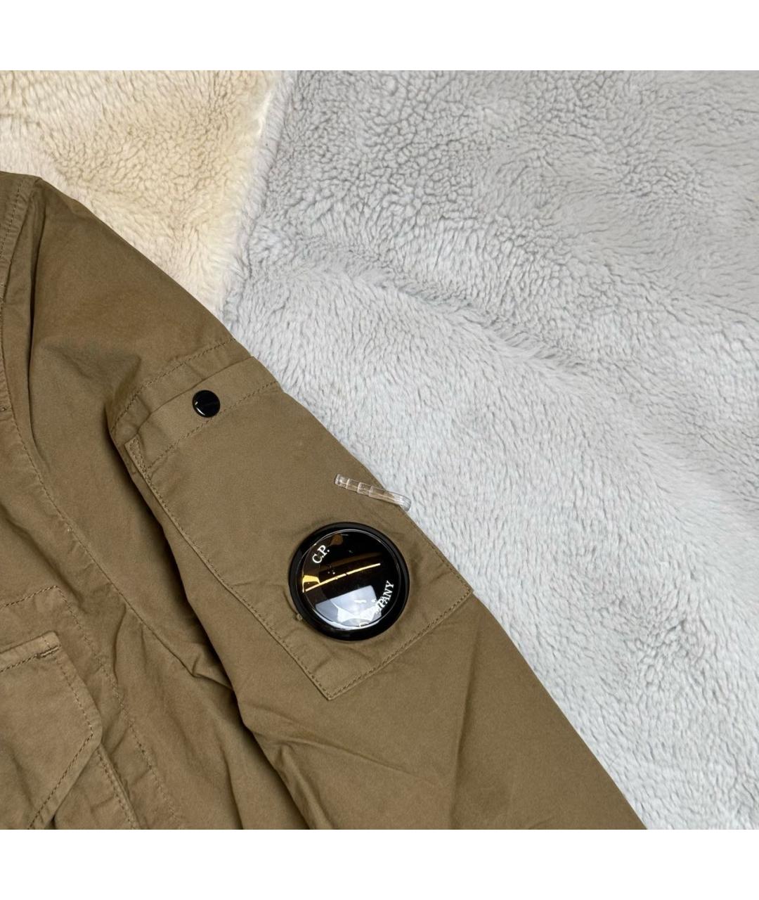 CP COMPANY Коричневая хлопковая куртка, фото 3