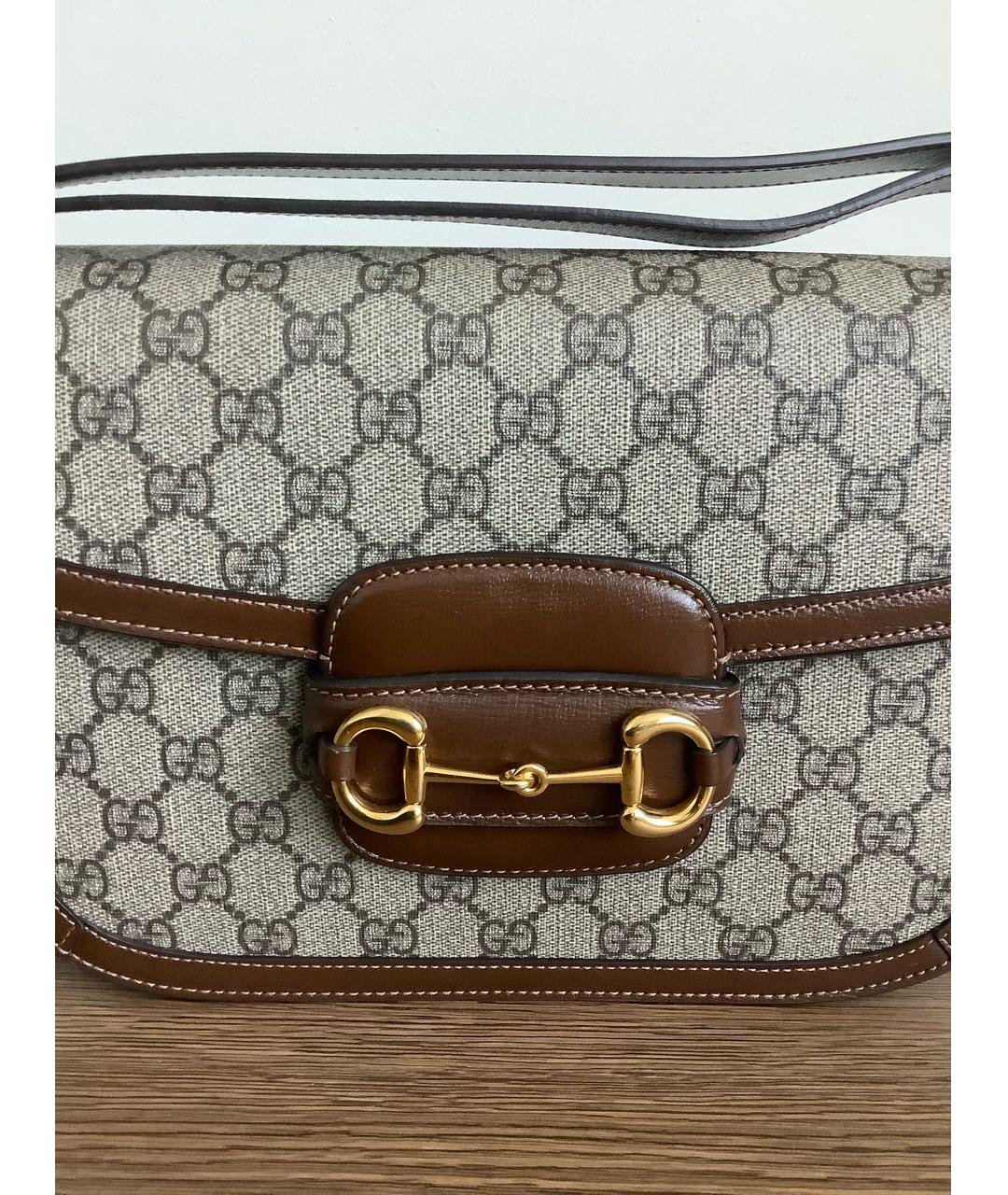 GUCCI Коричневая сумка через плечо, фото 3