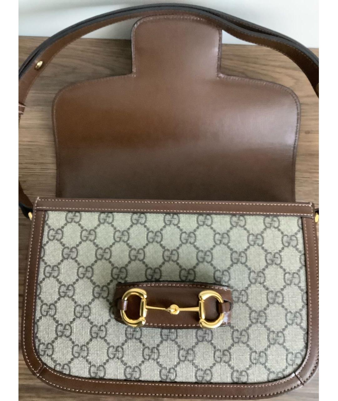 GUCCI Коричневая сумка через плечо, фото 4