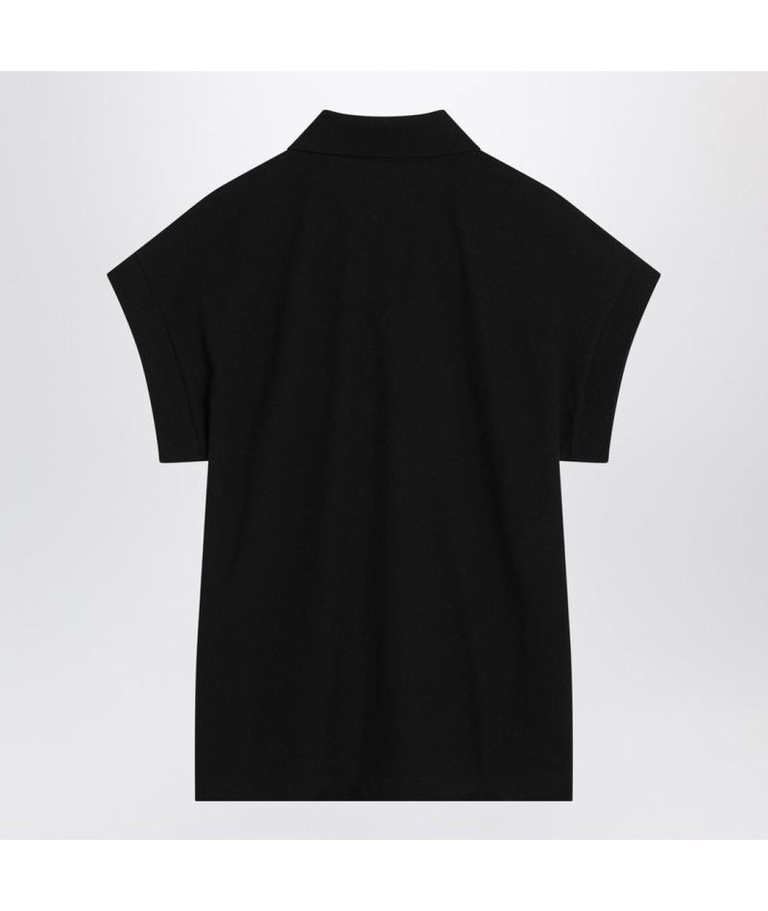 SAINT LAURENT Черная хлопковая футболка, фото 2