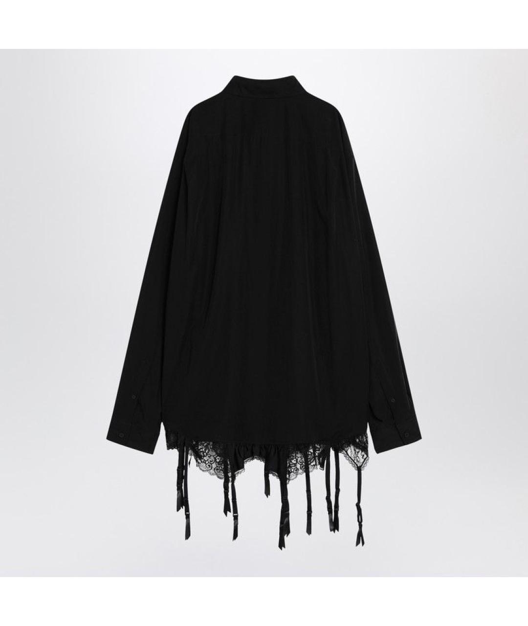 BALENCIAGA Черная рубашка, фото 2