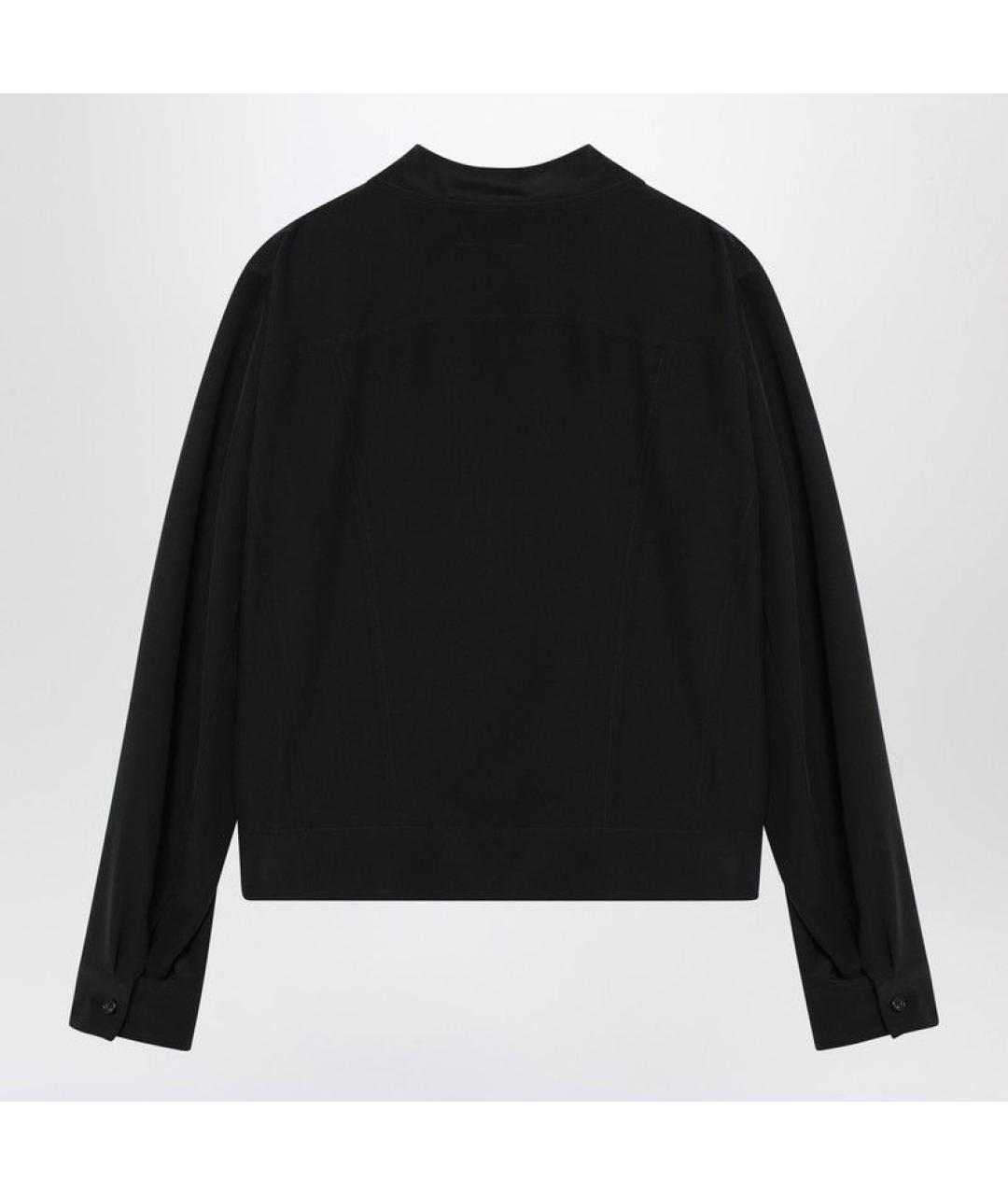 MAISON MARGIELA Черная шелковая куртка, фото 2
