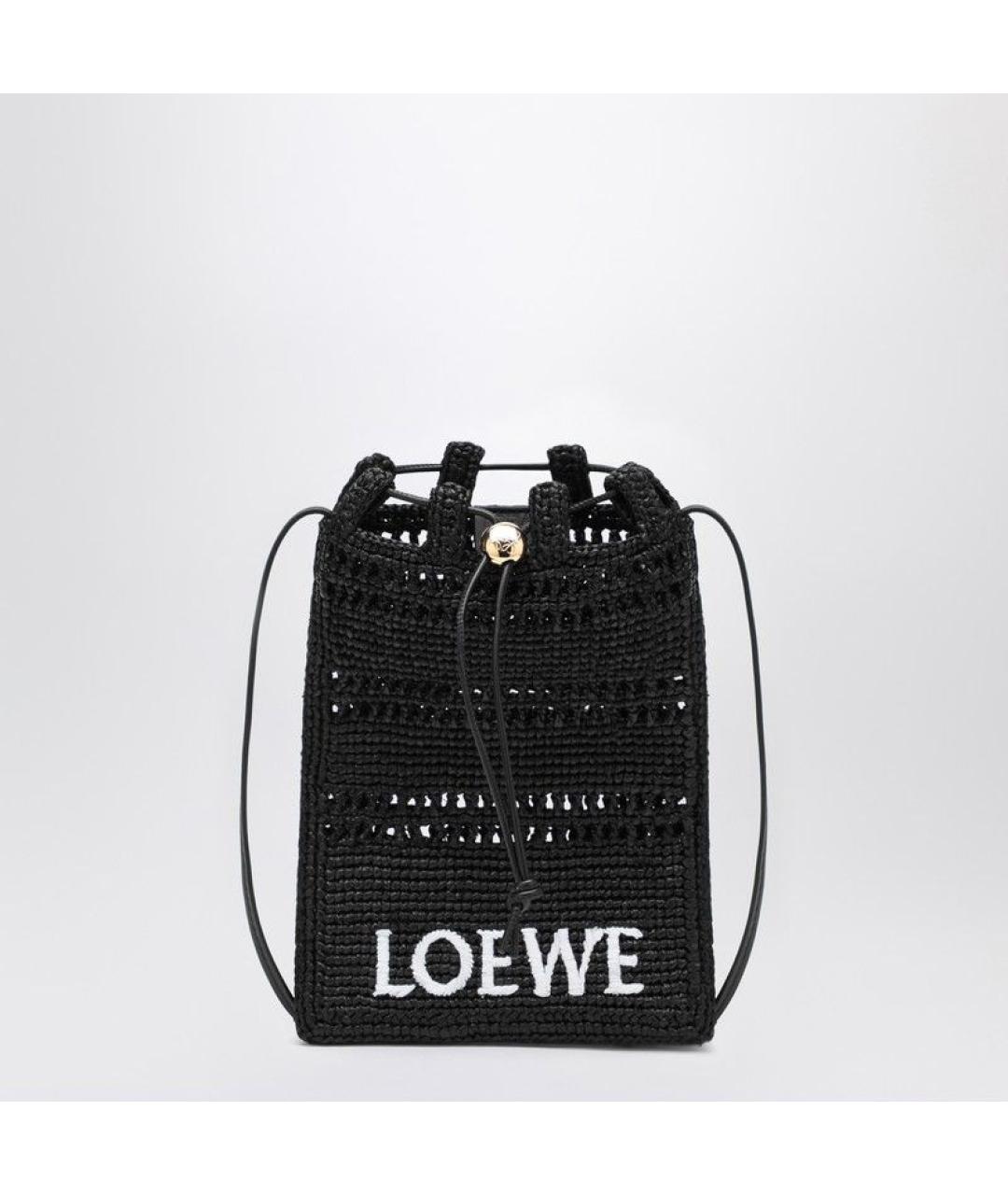 LOEWE Черная сумка через плечо, фото 3