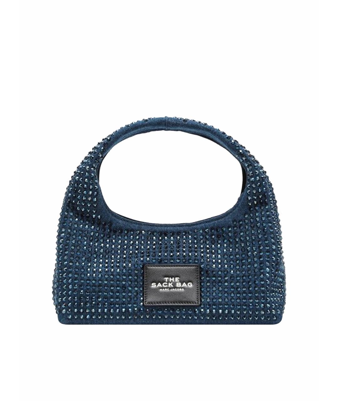 MARC JACOBS Синяя деним сумка с короткими ручками, фото 1