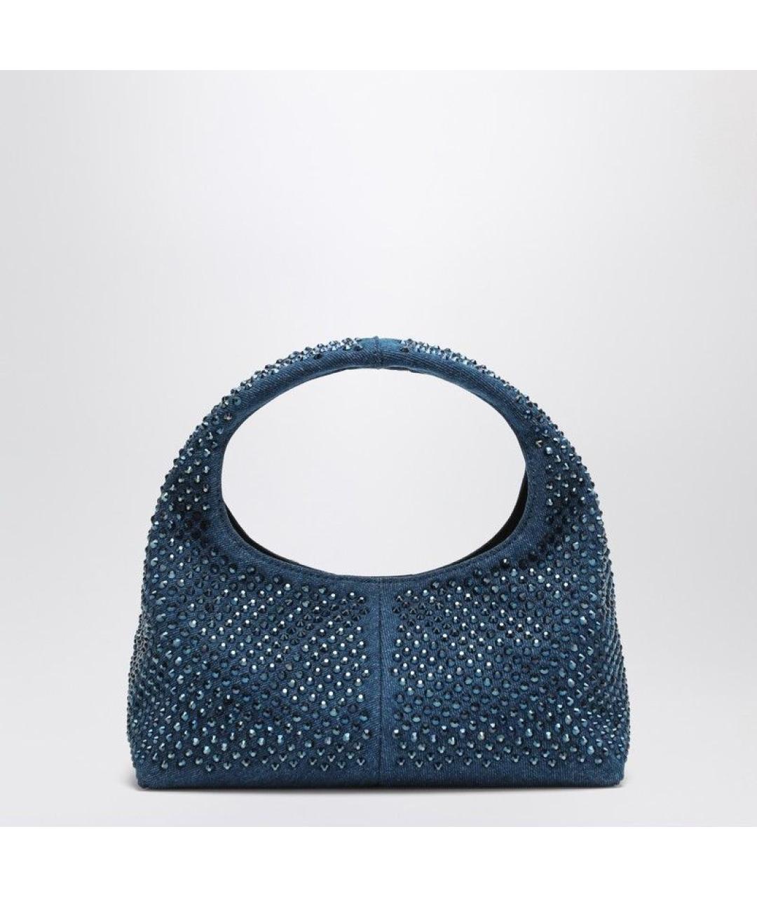 MARC JACOBS Синяя деним сумка с короткими ручками, фото 2