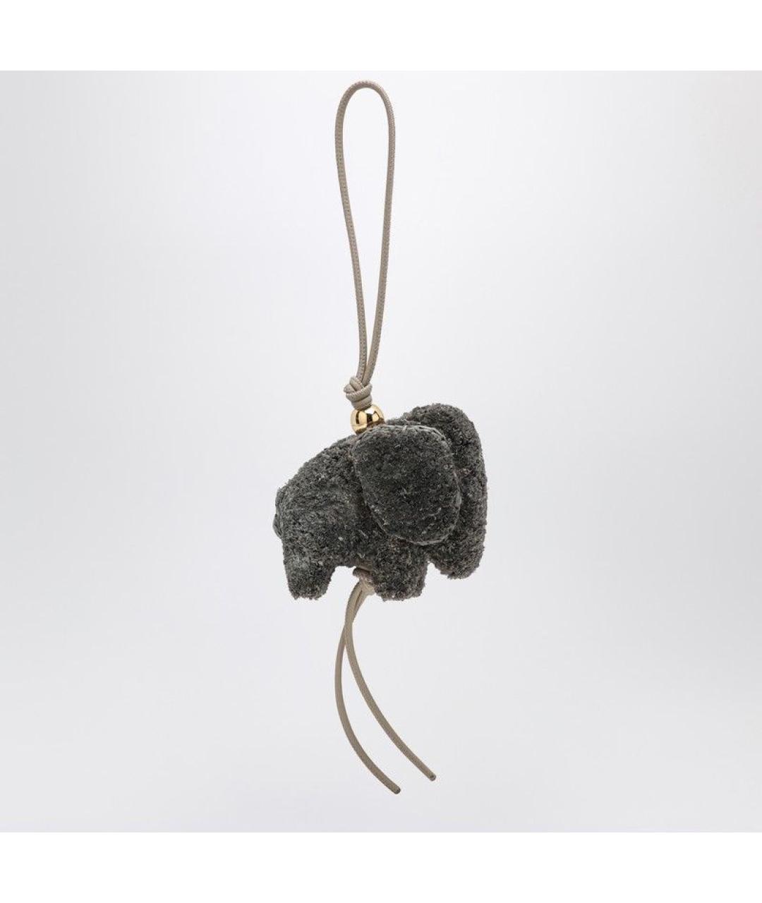LOEWE Серое кожаное колье, фото 3