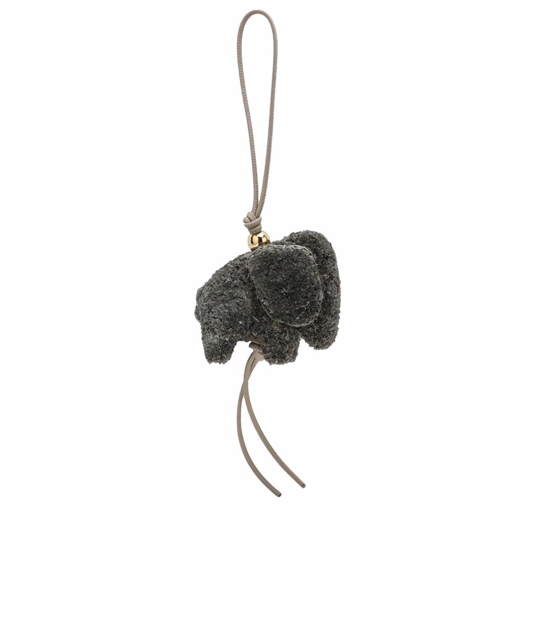 LOEWE Серое кожаное колье, фото 1