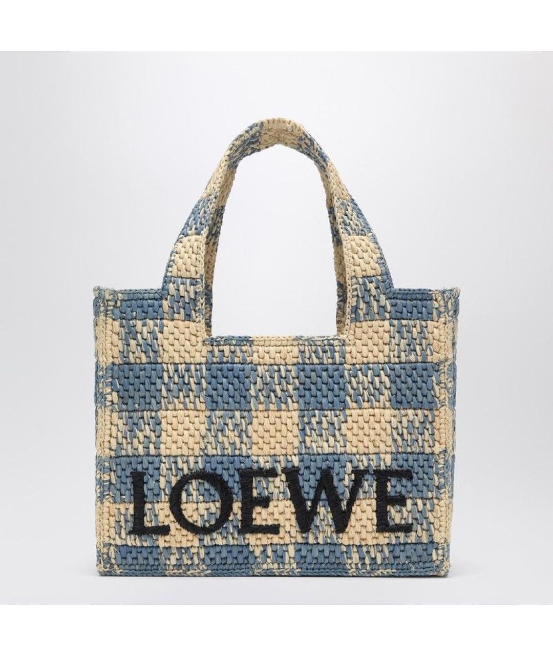 LOEWE Бежевая сумка тоут, фото 3