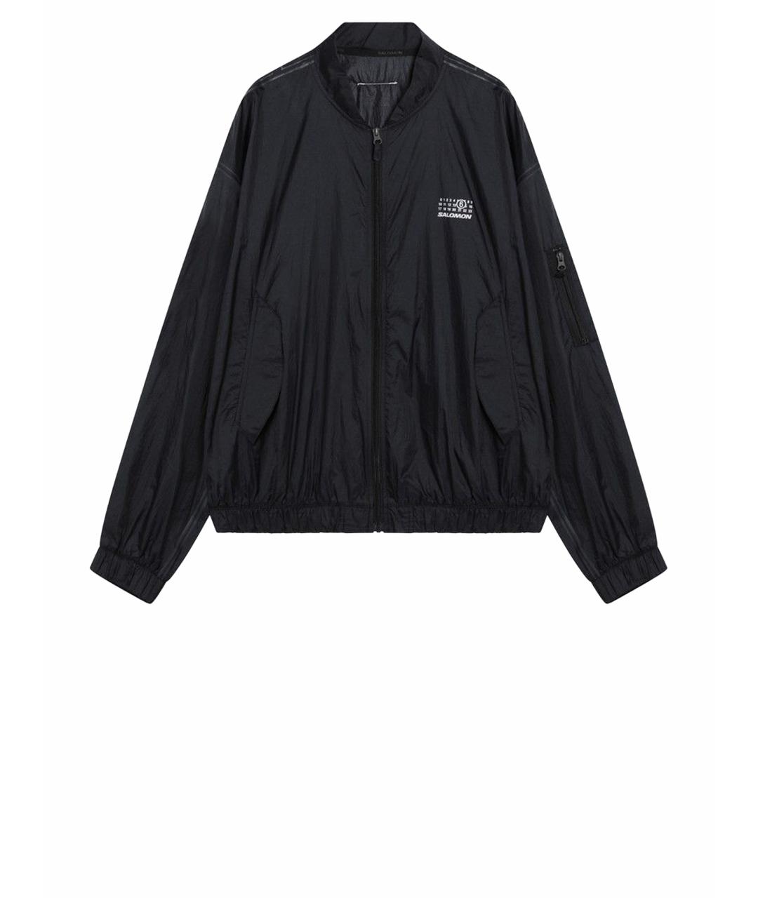 MM6 MAISON MARGIELA Черная полиамидовая куртка, фото 1