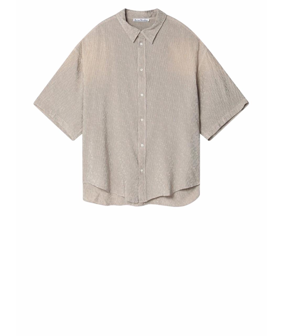 ACNE STUDIOS Серая кэжуал рубашка, фото 1