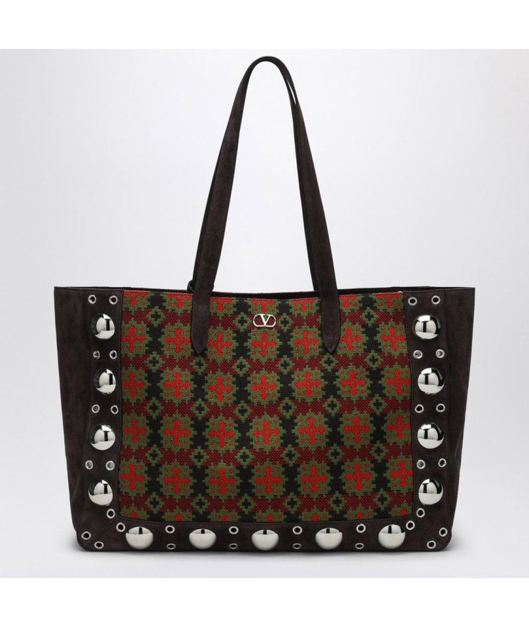 VALENTINO Мульти кожаная сумка тоут, фото 3