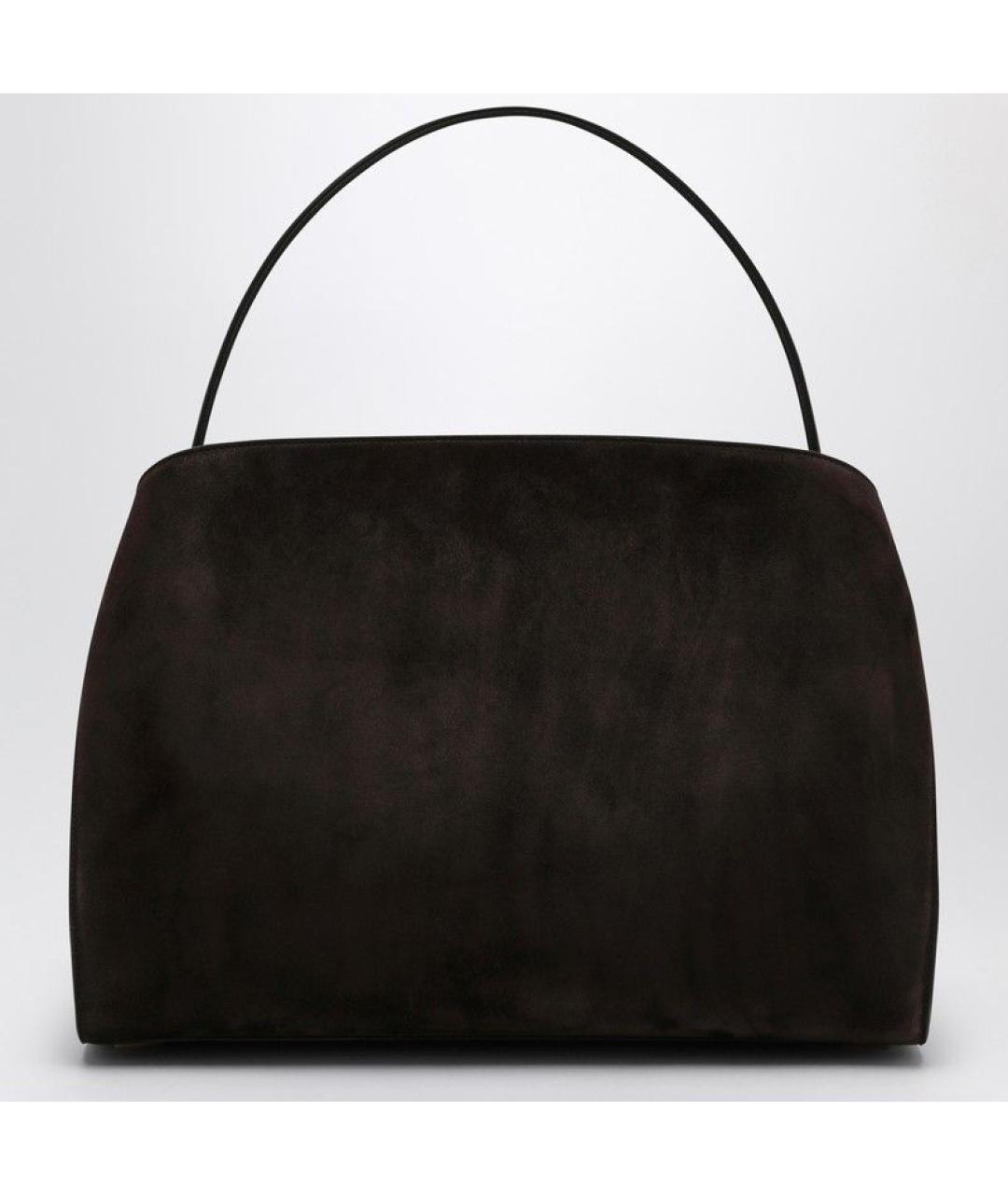 FERRAGAMO Коричневая кожаная сумка тоут, фото 2