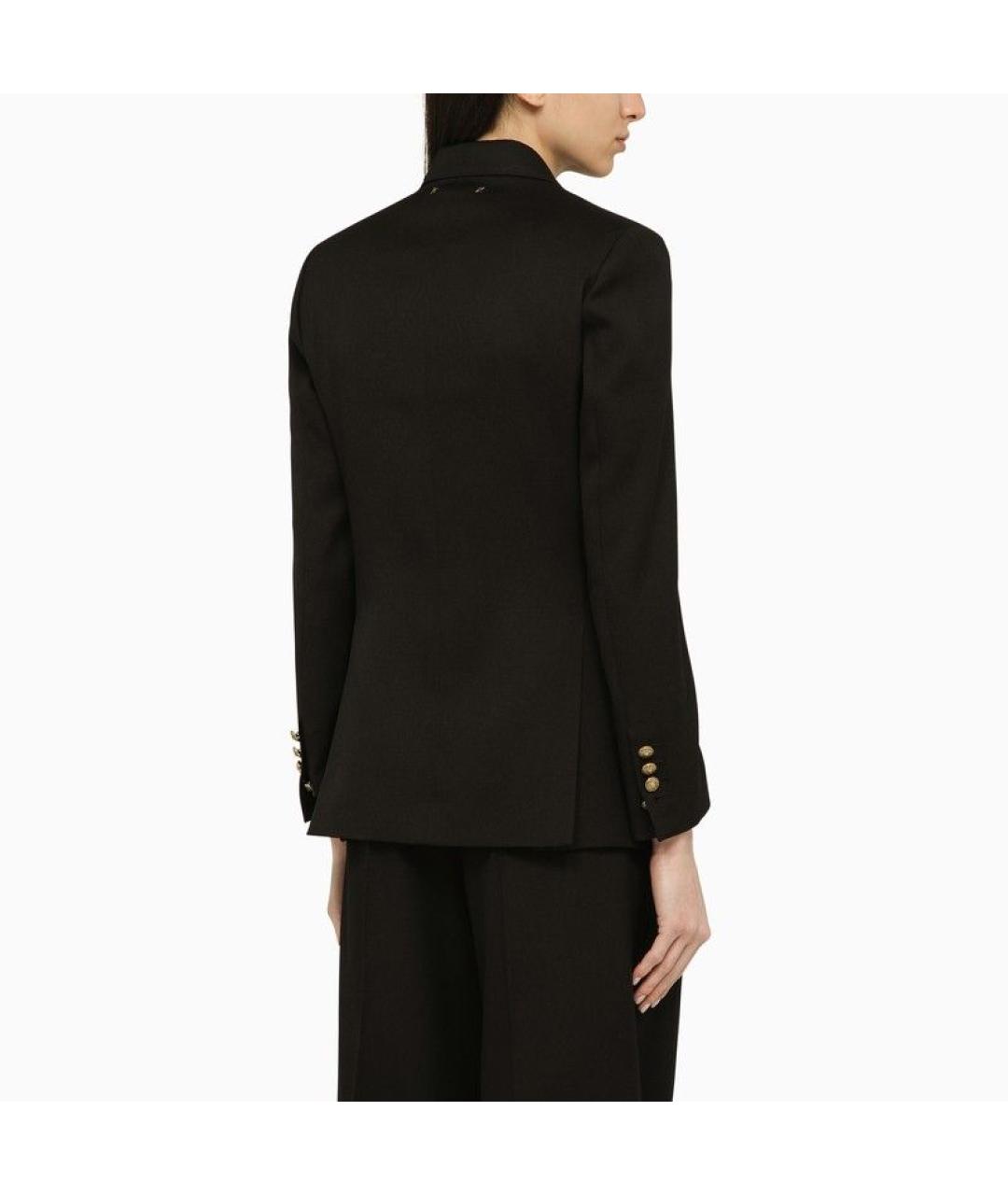 GOLDEN GOOSE DELUXE BRAND Черный шерстяной жакет/пиджак, фото 4