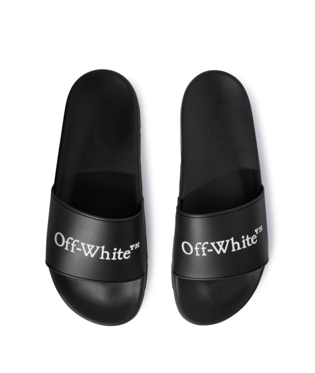 OFF-WHITE Черные сандалии, фото 4
