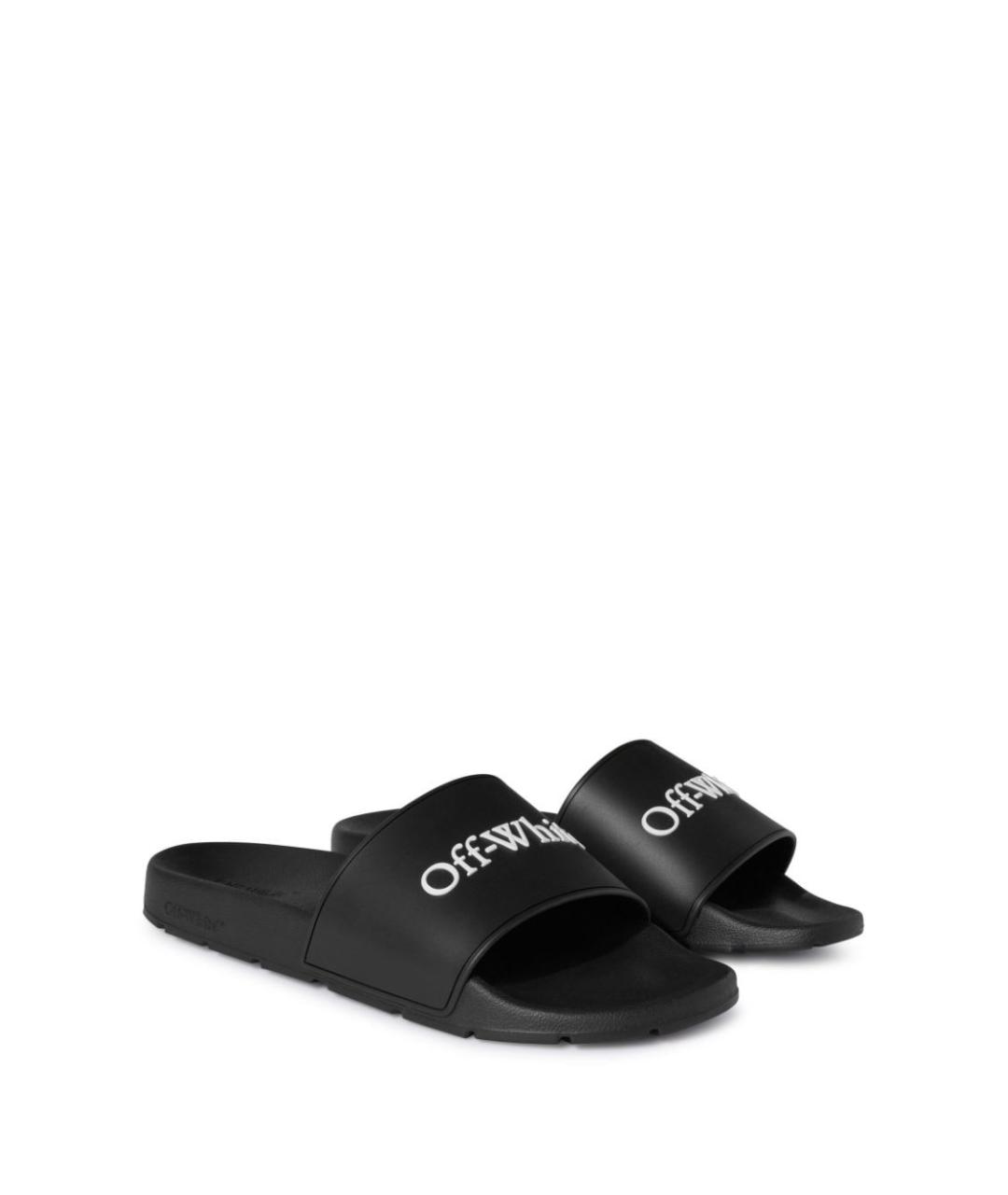 OFF-WHITE Черные сандалии, фото 2
