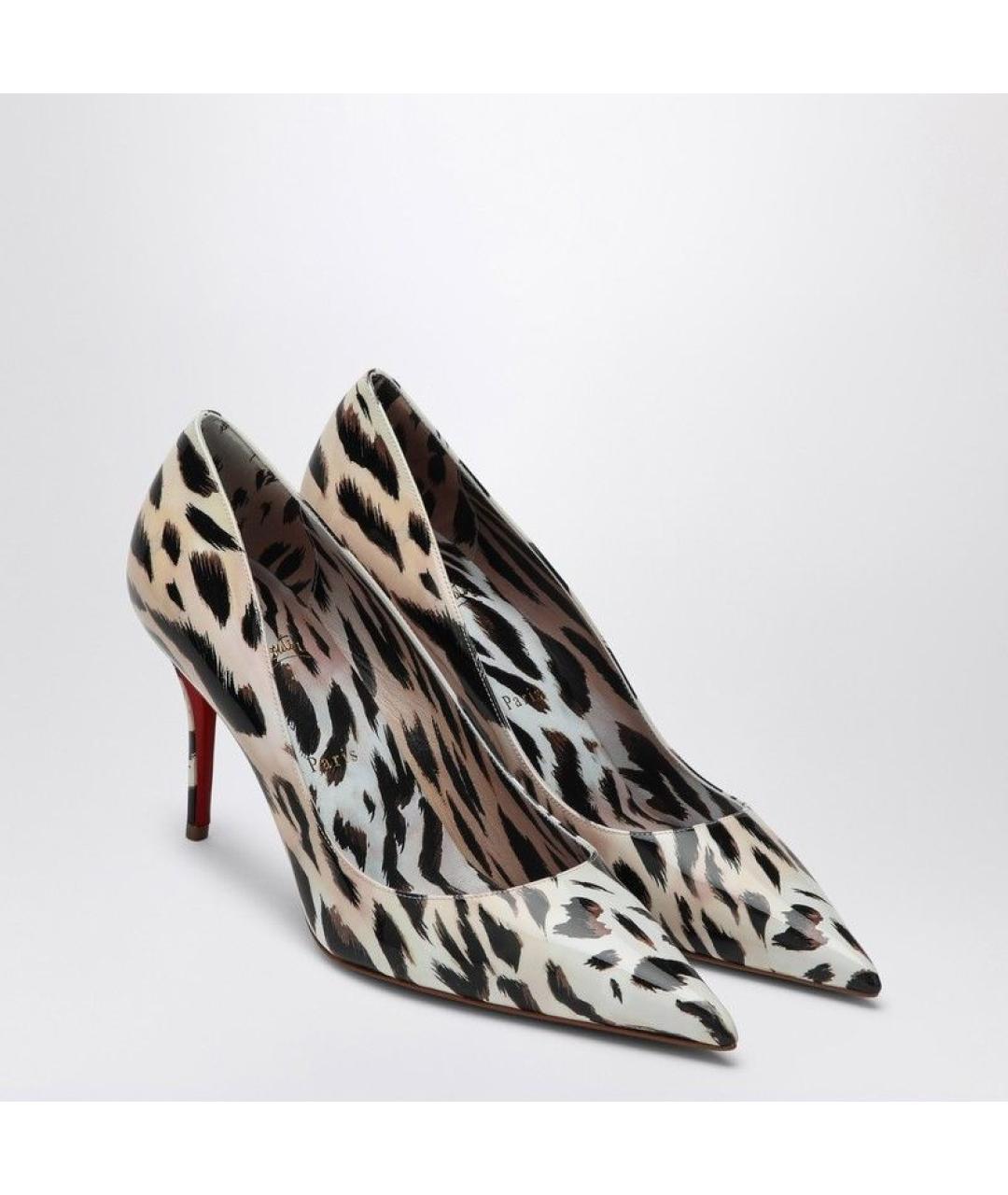 CHRISTIAN LOUBOUTIN Мульти кожаные туфли, фото 4
