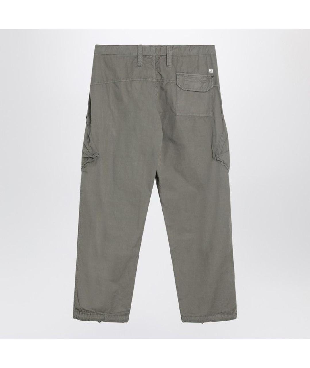 CP COMPANY Зеленые хлопковые повседневные брюки, фото 2