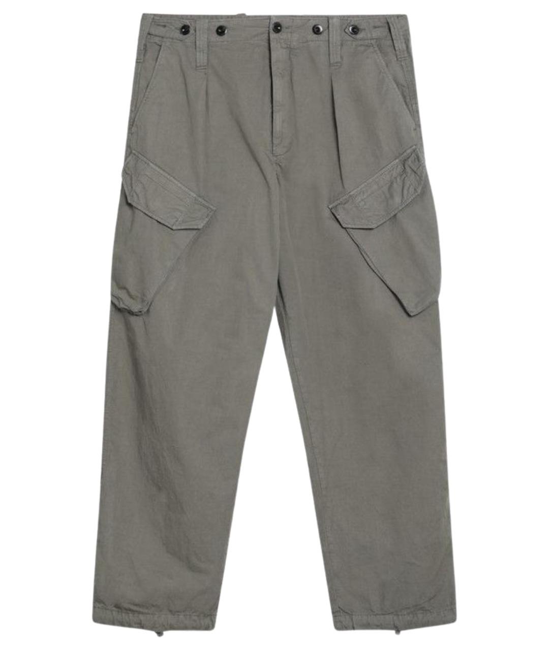 CP COMPANY Зеленые хлопковые повседневные брюки, фото 1