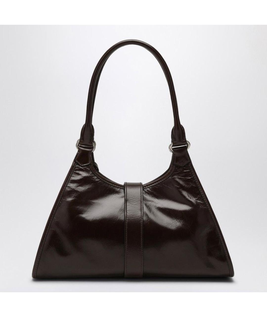 PRADA Коричневая кожаная сумка через плечо, фото 2