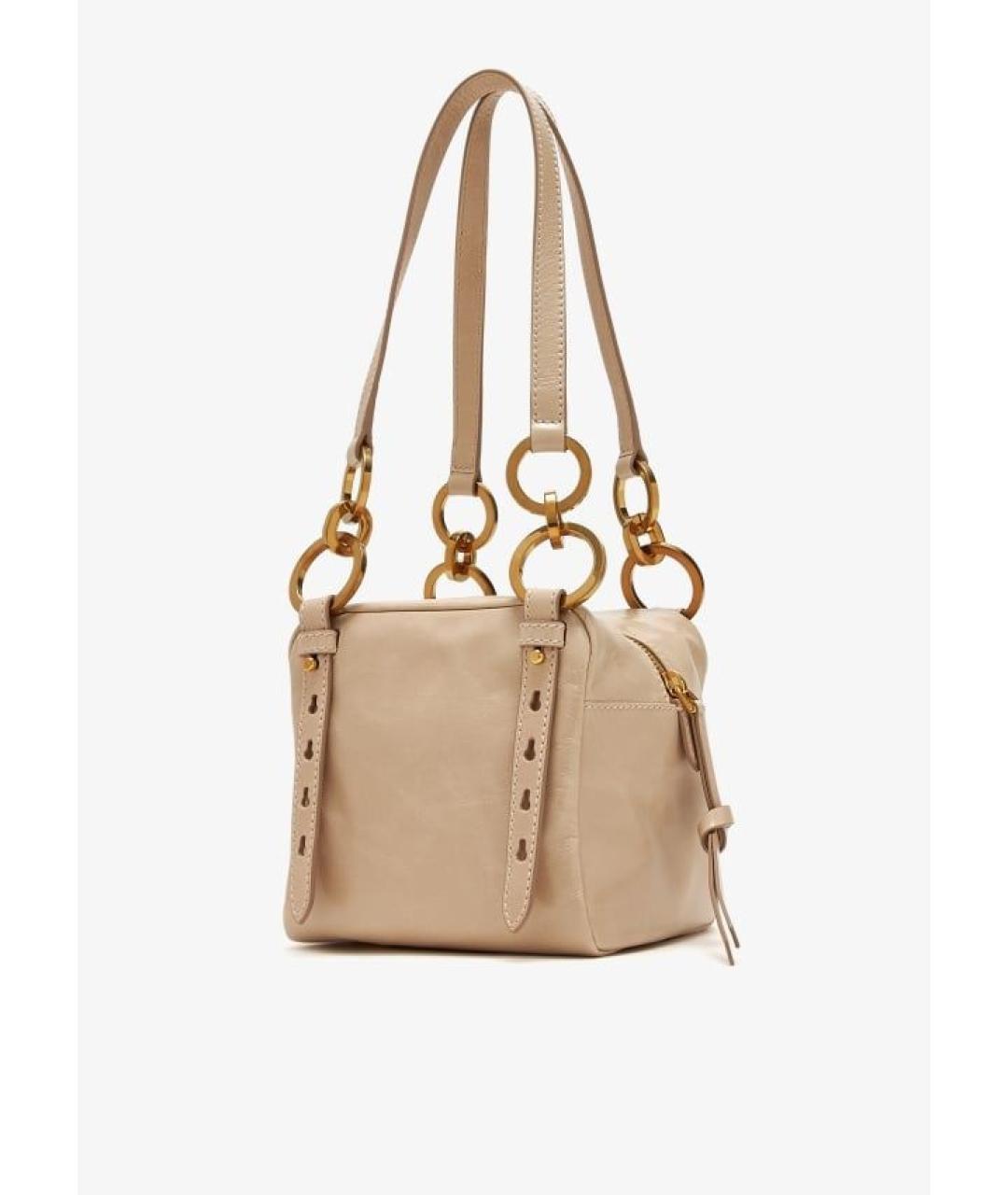 PRADA Розовая кожаная сумка тоут, фото 3