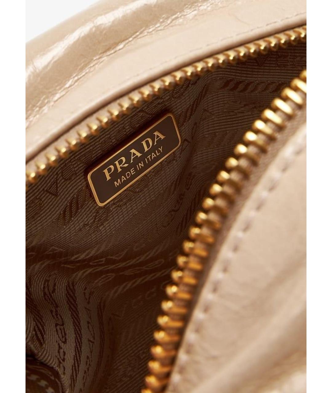 PRADA Розовая кожаная сумка тоут, фото 4
