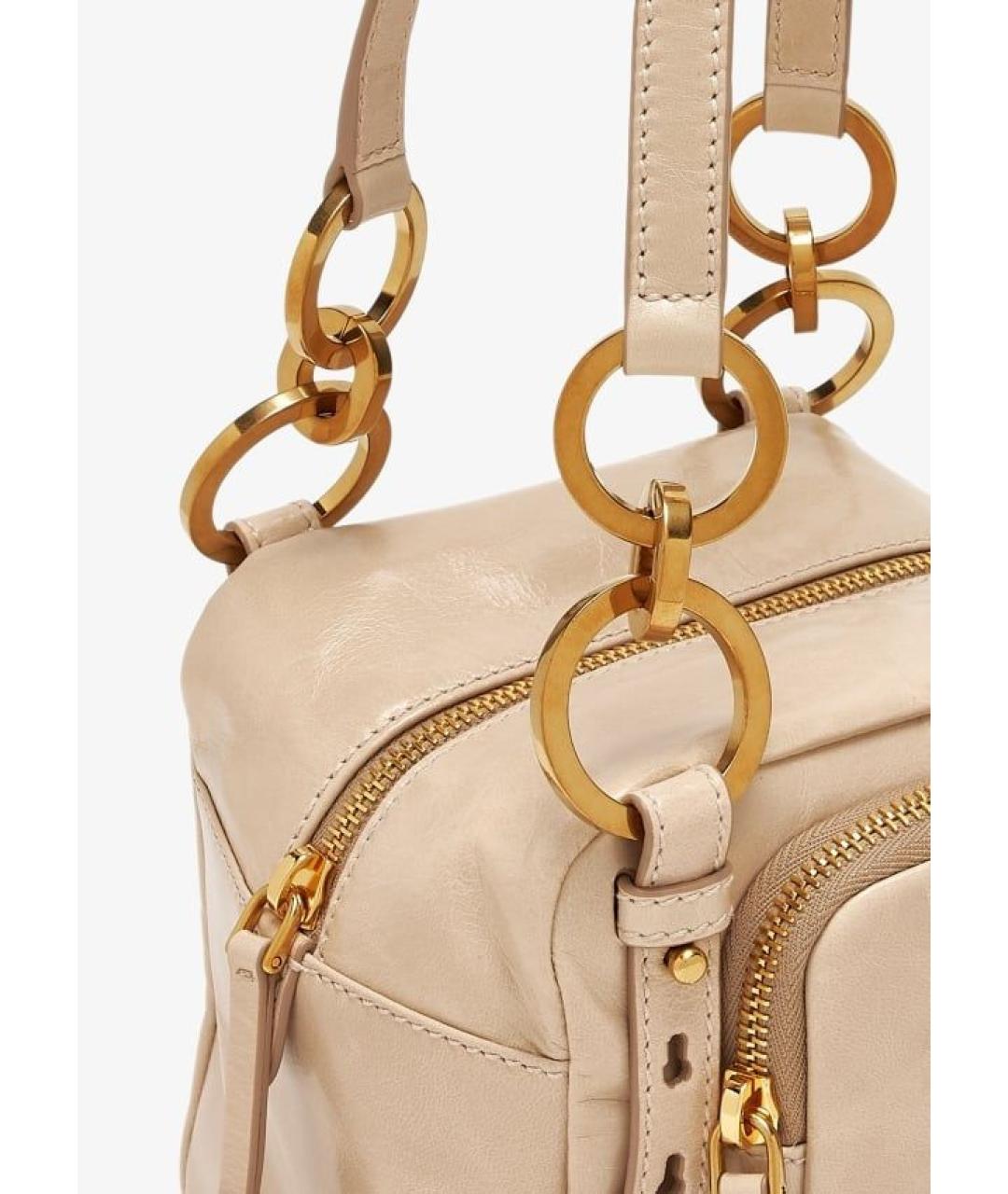 PRADA Розовая кожаная сумка тоут, фото 2