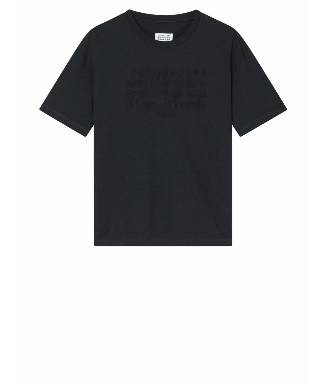 MAISON MARGIELA Антрацитовая хлопковая футболка, фото 1