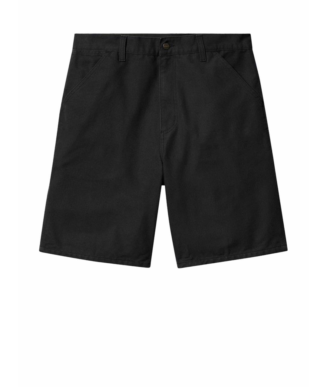 CARHARTT WIP Черные хлопковые шорты, фото 3