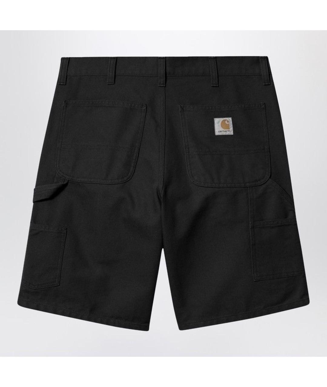 CARHARTT WIP Черные хлопковые шорты, фото 2