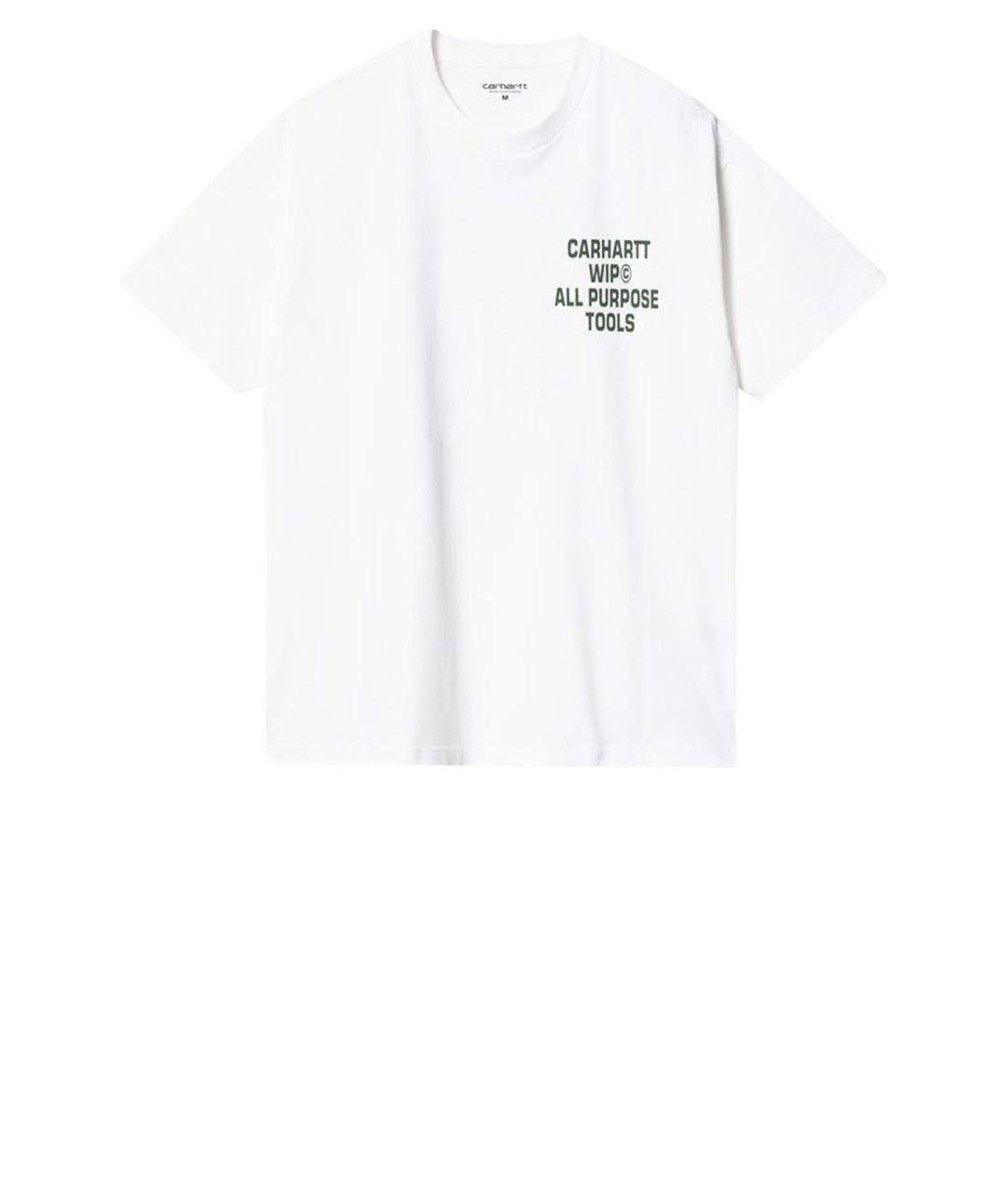 CARHARTT WIP Белая хлопковая футболка, фото 1