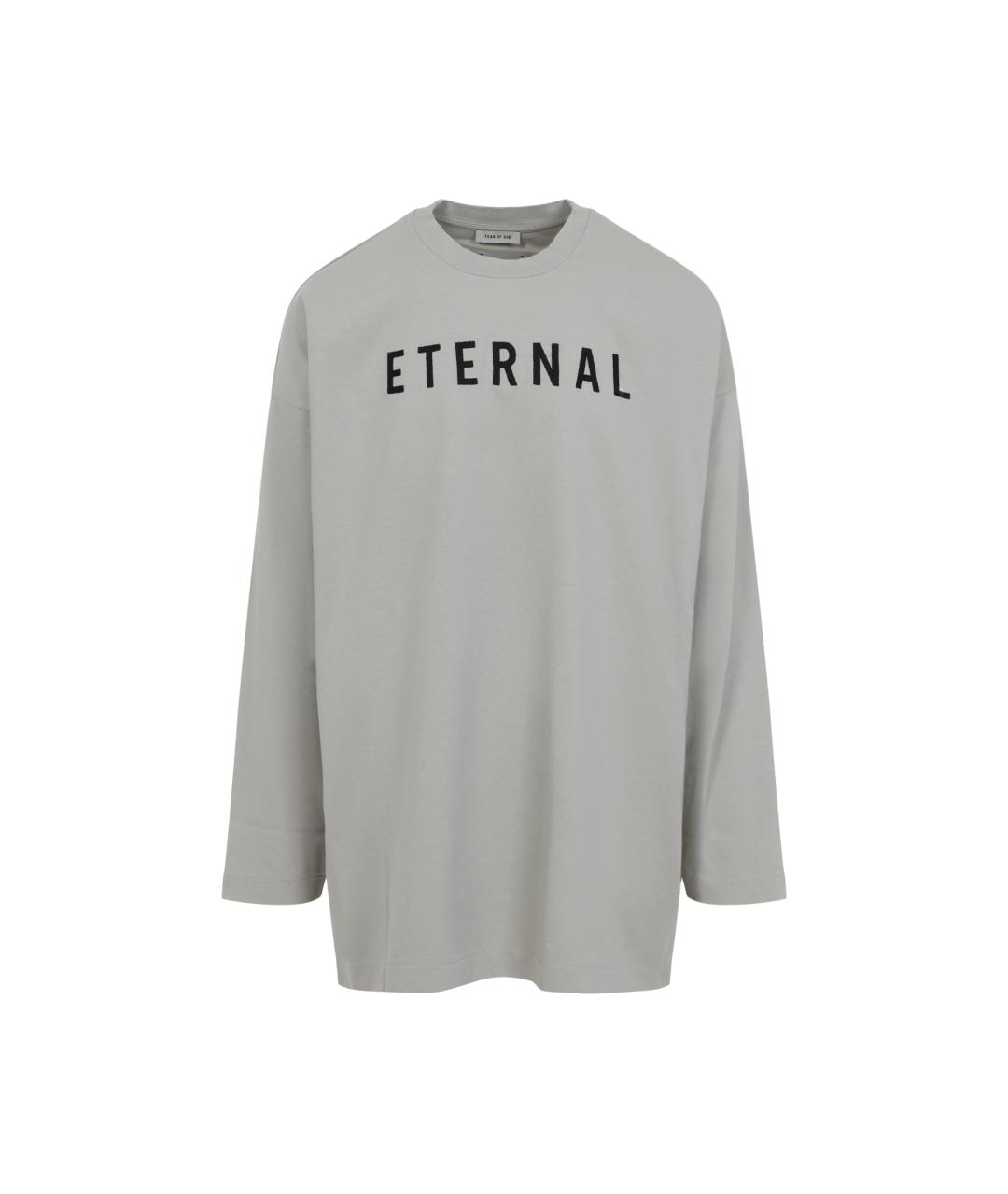FEAR OF GOD Серая хлопковая футболка, фото 1