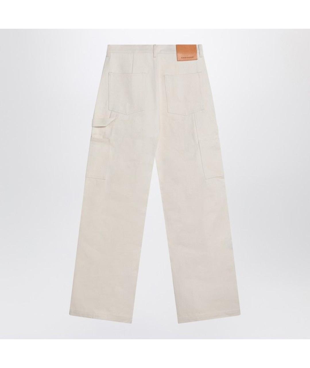 RICK OWENS DRKSHDW Бежевые хлопковые прямые джинсы, фото 2