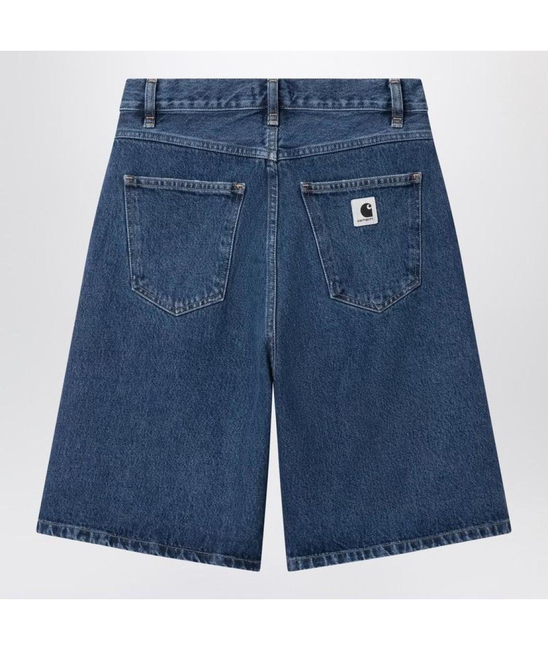 CARHARTT WIP Синие хлопковые шорты, фото 2