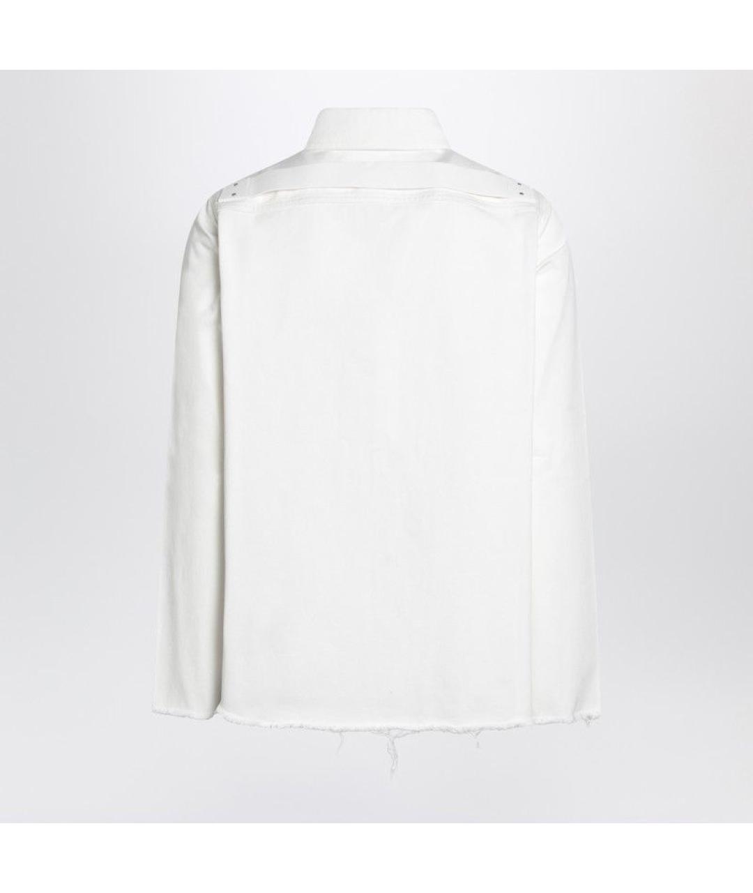 RICK OWENS DRKSHDW Белая хлопковая куртка, фото 2