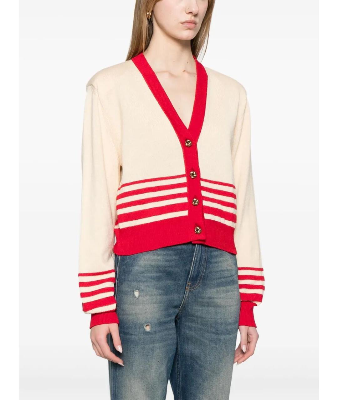 GOLDEN GOOSE DELUXE BRAND Розовый хлопковый кардиган, фото 2