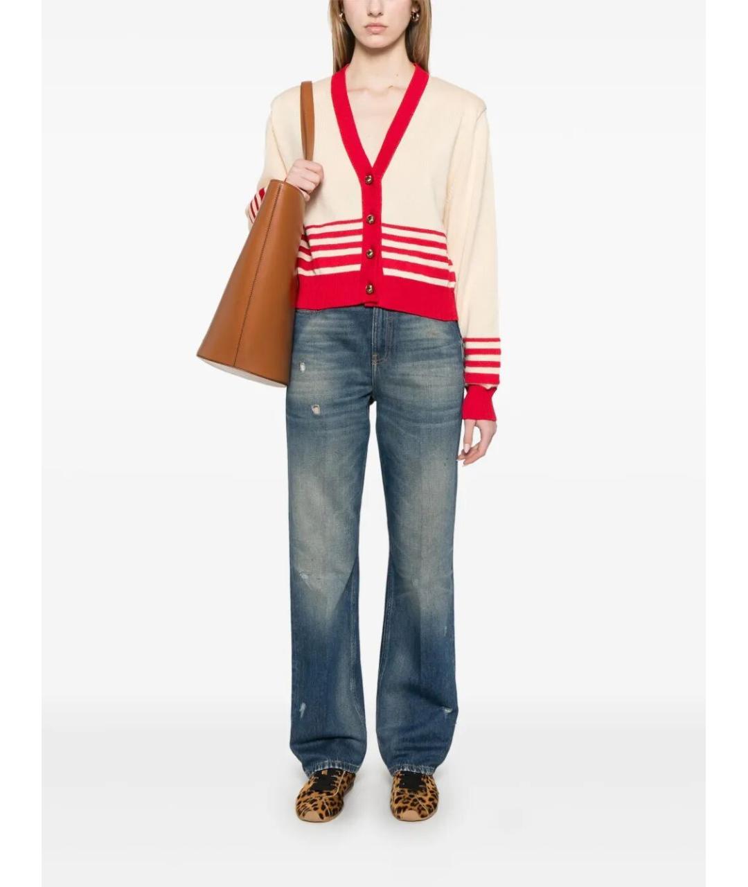 GOLDEN GOOSE DELUXE BRAND Розовый хлопковый кардиган, фото 4