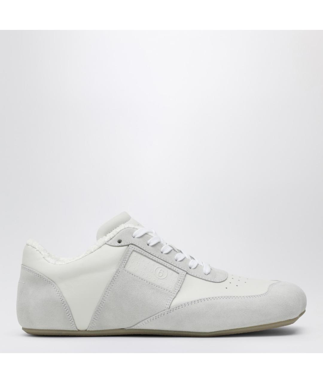 MM6 MAISON MARGIELA Мульти кожаные низкие кроссовки / кеды, фото 4