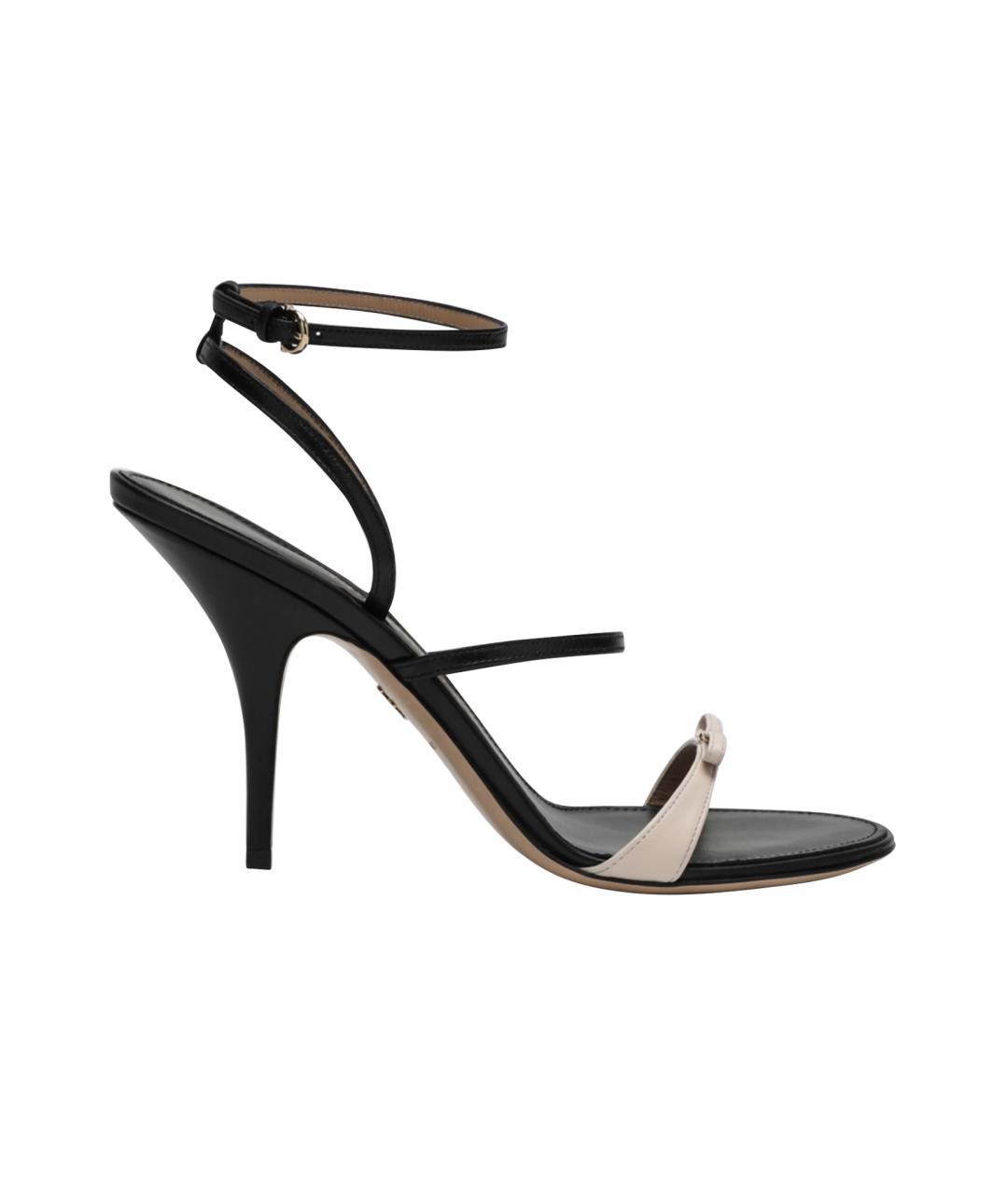 FERRAGAMO Черные босоножки, фото 1