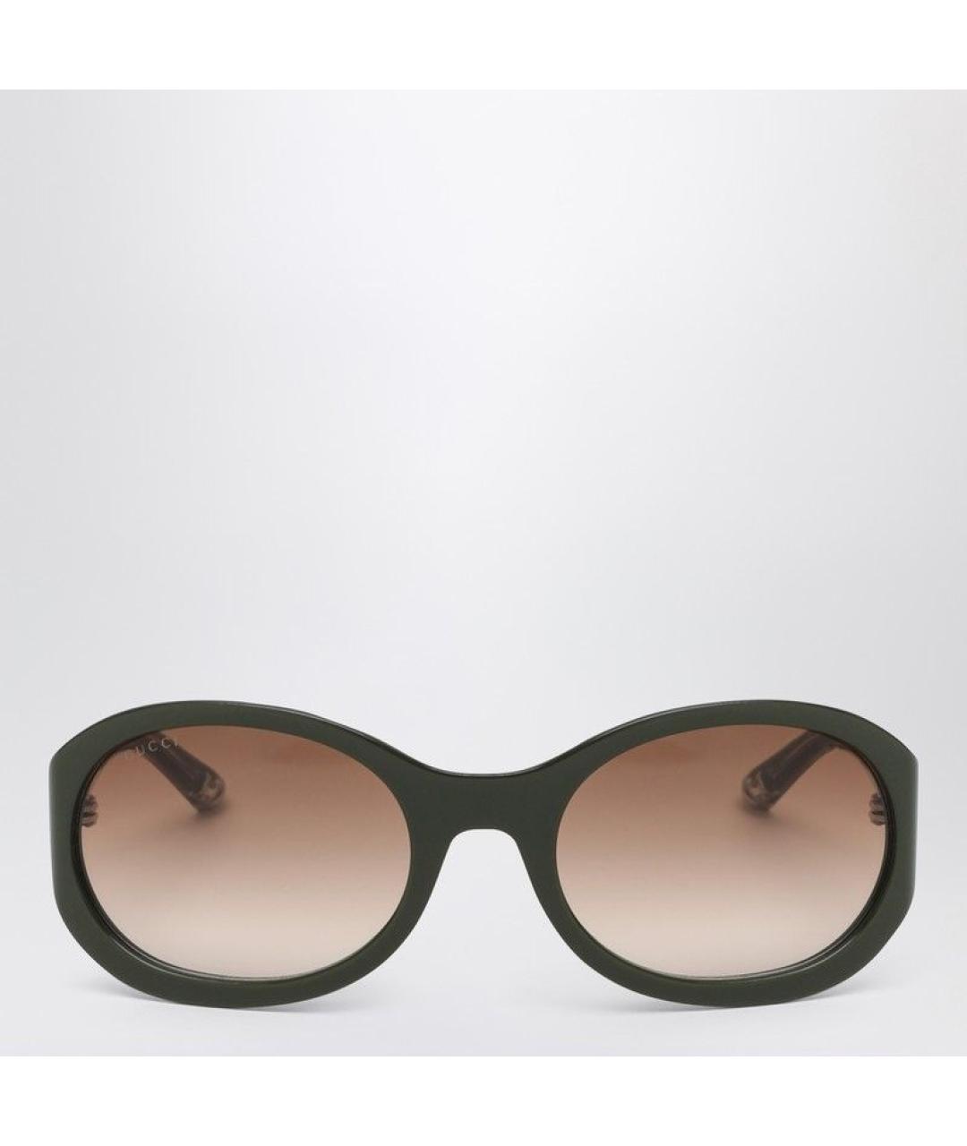 GUCCI Зеленые солнцезащитные очки, фото 3